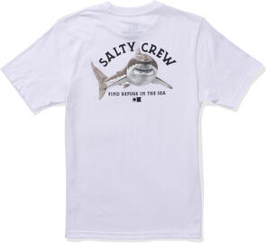 SALTY CREW LURKING BOYS SS TEE WHITE