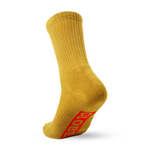 GLOBE SINGLES CREW SOCKS MUSTARD