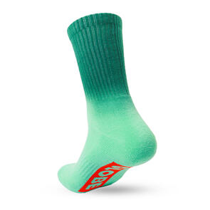 GLOBE SINGLES CREW SOCKS GREEN DIP DYE