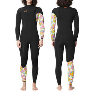 PICTURE EQUATION WOMENS 4/3MM FRONT ZIP ALSTRO BLACK