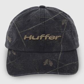 HUFFER NIGHT CAMO 6 PANEL CAP BLACK