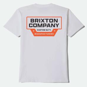 BRIXTON REEVES S/S TEE WHITE