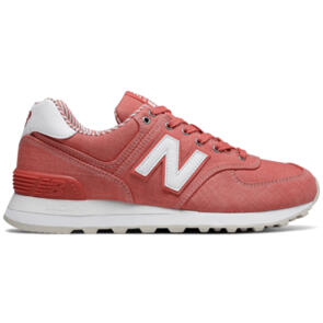 NEW BALANCE WOMENS 574 SPICED CORAL