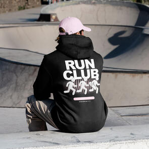 WEEKEND SOCIETY RUN CLUB HOOD BLACK
