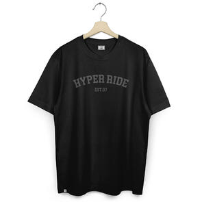 HYPER RIDE COLLEGE TEE BLACK / GREY BLACK