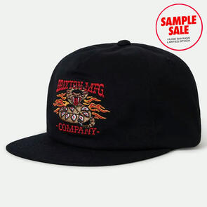 BRIXTON HARDEE HP SNAPBACK BLACK - SAMPLE