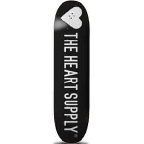 THE HEART SUPPLY STRONG DECK BLACK 8.25""
