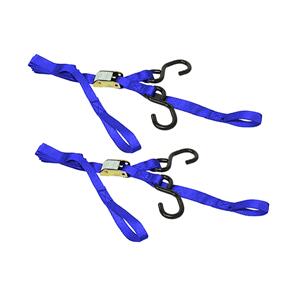 PSYCHIC CLASSIC TIEDOWN PSYCHIC INTEGRATED SOFT HOOK 2,500LBS  RATED ASSEMBLY STRENGTH BLUE