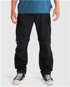 QUIKSILVER MENS LOW TIDE CARGO PANT BLACK