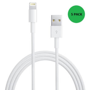 URBAN URBAN 1M CHARGE N SYNC LIGHTNING CABLE - 5 PACK