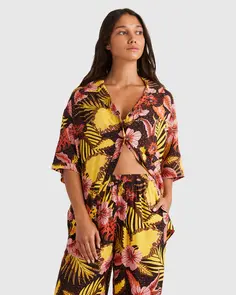 ROXY MARAKECH SHIRT CHOC PLUM MARRAKECH