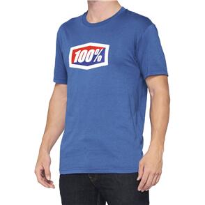 100% OFFICIAL T-SHIRT BLUE 