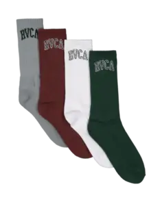 RVCA SEASONAL SOCK 4 PACK MULTI