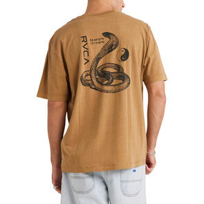 RVCA VIPER VA SS TEE CAMEL