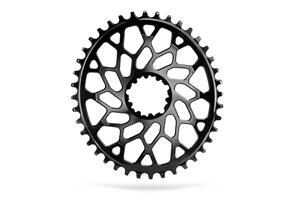 ABSOLUTE BLACK OVAL PREMIUM SRAM CX / GRAVEL DM NW CHAINRING BLACK