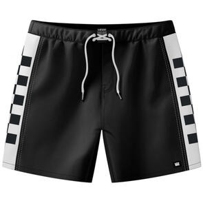 VANS DAILY SIDELINE MO BOARDSHORT BLACK MARSHMALLOW