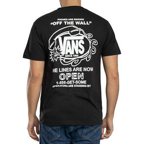 VANS HOT LINES SS TEE BLACK