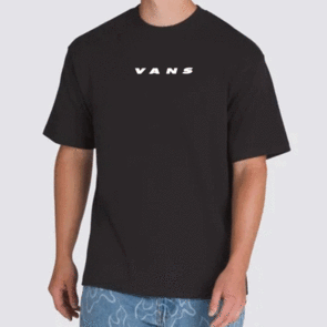 VANS RETRO OS SS TEE BLACK
