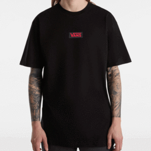 VANS PREMIUM SMALL BOX LOGO TEE BLACK