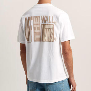 VANS STRETCH STACK CRACKLE SS TEE WHITE