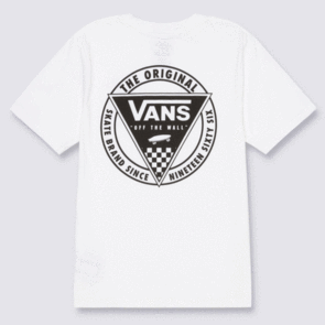 VANS YOUTH PATCHED IN SS TEE WHITE