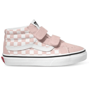 VANS YOUTH SK8-MID REISSUE V COLOR THEORY CHECKERBOARD ROSE SMOKE