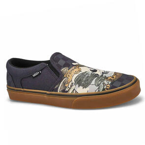 VANS ASHER SNAKE SKULL CHARCOAL/GUM
