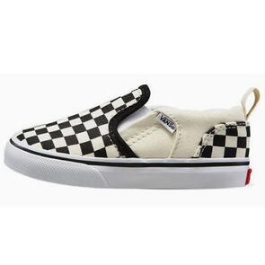 VANS ASHER V (CHECKERS) BLACK/NATURAL
