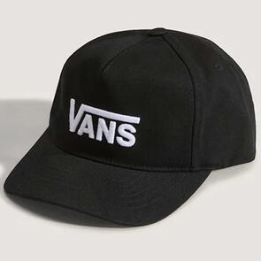 VANS BOYS DROP V LOGO SNAPBACK BLACK