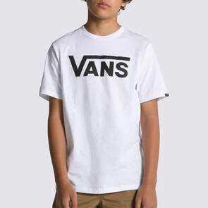 VANS CLASSIC BOYS TEE WHT/BLK