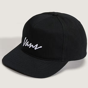 VANS CLASSIC SCRIPT SNAPBACK BLACK