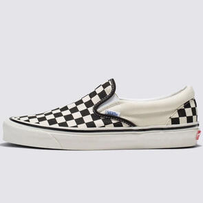 VANS CLASSIC SLIP-ON 98 DX (ANAHEIM FACTORY) CHECKERBOARD BLACK WHITE