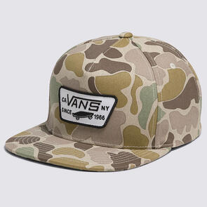 VANS FULL PATCH SNAPBACK BUNGEE CORD TURKISH COFFEE