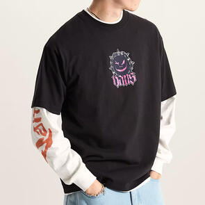 VANS HAPPY SPIKE SS TEE BLACK
