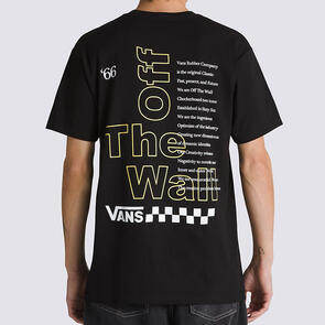 VANS POSTED SS TEE BLACK