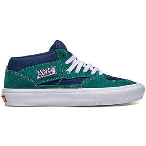 VANS SKATE HALF CAB TARTAN BLUE GREEN