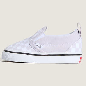 VANS TODDLERS SLIP-ON V COLOR THEORY CHECKERBOARD LILAC MIST