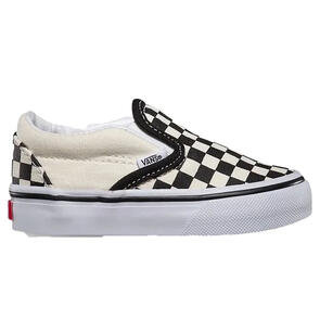 VANS TODDLERS SLIP-ON V (CHECKERBOARD) BLACK/WHTE