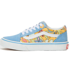VANS YOUTH OLD SKOOL TROPADELIC TRUE WHITE/MULTI