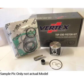 VERTEX TOP END KIT INCLUDES PISTON KIT, TOP GASKET SET, SMALL END BEARING