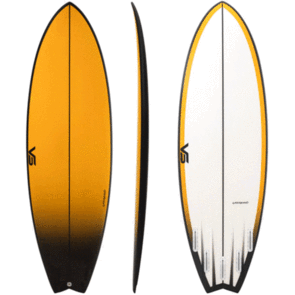VESSEL VANQUISH HYBRID CARBON SHORTBOARD - SUNSET