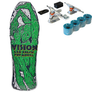 VISION LEE RALPH WHITE GREEN DECK 10.25" + DOUBLE$DOWN PRIME SURF SKATE SET