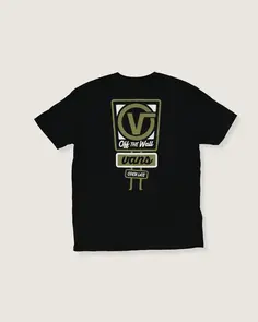 VANS OPEN LATE SS TEE BLACK