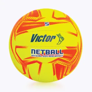 VICTOR NETBALL PRO YELLOW SIZE 5