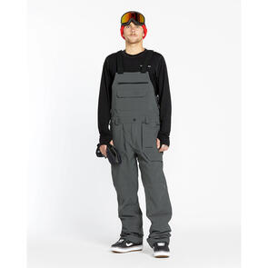 VOLCOM ROAN BIB OVERALL CHARCOAL