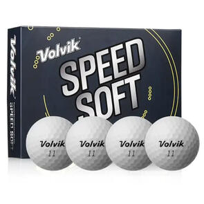 VOLVIK SPEED SOFT GOLF BALLS WHITE 12 PACK