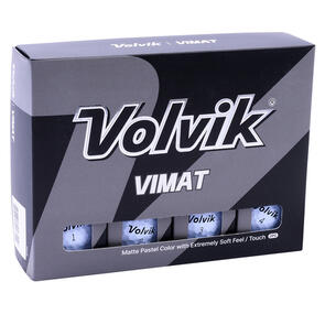 VOLVIK VIMAT SOFT GOLF BALLS WHITE 12 PACK