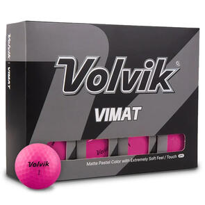 VOLVIK VIMAT SOFT GOLF BALLS PINK 12 PACK
