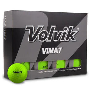 VOLVIK VIMAT SOFT GOLF BALLS GREEN 12 PACK