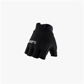 100% 2 EXCEEDA SF GEL GLOVES SOLID BLACK 